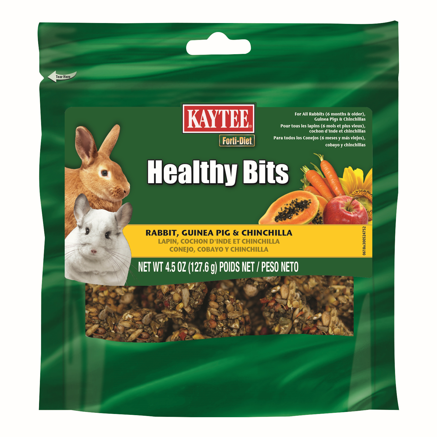 Photos - Other interior and decor Kaytee Forti-Diet Honey Cubes Rabbit Food 4.5 oz 100037077 