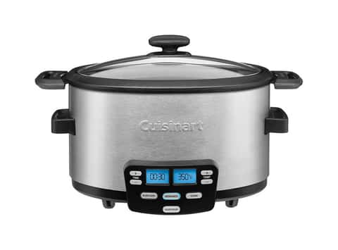 Crock-pot 4-Quart Express Crock Pressure Cooker Mini, Black Stainless 