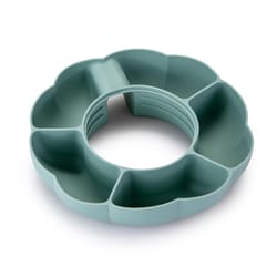 Joie Mint Silicone Groovy Tumbler Snack Tray 40 oz