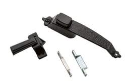 National Hardware Black Zinc Push Button Latch 1 pk