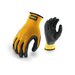 DeWalt Radians Unisex Grip Gloves Black/Yellow L 1 pk