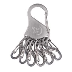 Nite Ize S-Biner 2 in. D Stainless Steel Silver Rack Key Ring Nite Ize S-Biner 2 in. D Stainless Steel Silver Rack Key Ring