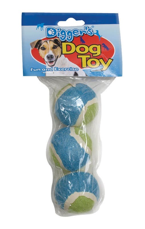 A08223 Boss Pet Diggers Multicolored Rubber Mini Tennis B sku A08223