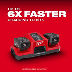 Milwaukee M18 Lithium-Ion Dual Bay Simultaneous Super Battery Charger 1 pc