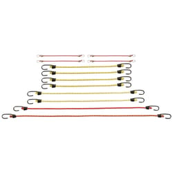 Keeper Assorted Bungee Cord Set asst in. L 12 pk