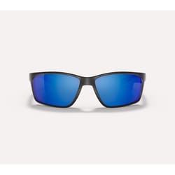 Native Kodiak Unisex Matte Black Frame Blue Lens Polarized Sunglasses