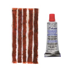 Tru-Flate Brown Tire Repair Kit 1 pk
