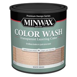 Minwax Transparent White Wash Water-Based Wood Stain 1 qt