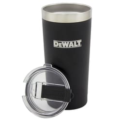 DeWalt 20 oz Black BPA Free Vacuum Insulated Tumbler