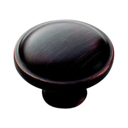 Amerock Allison Round Cabinet Knob 1-1/4 in. D 15/16 in. Oil Rubbed Bronze 1 pk