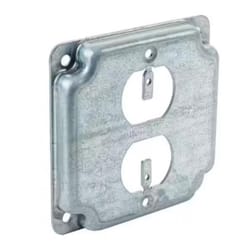 Southwire Square Steel 1 gang Duplex Box Cover