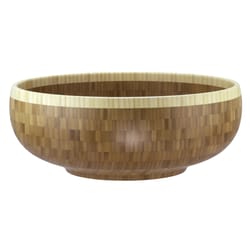 Totally Bamboo Brown Bamboo Classic Serving Bowl 16 in. D 1 pc