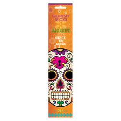 Gonesh Day of the Dead Orange Lemon, Coconut Milk, Spices, Warm Vanilla and Maple Scent Sticks Incen