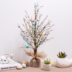 Glitzhome Easter Eggs Table Tree Form/Plastics/Plaster/Polyester 1 pc