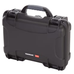 Nanuk 9 in. W X 4.4 in. H Waterproof Case Resin Black