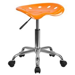 Flash Furniture Orange Plastic Task Chair