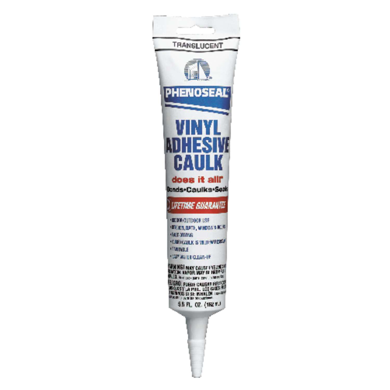 Phenoseal Clear Vinyl Adhesive Caulk 5.5 oz Ace Hardware