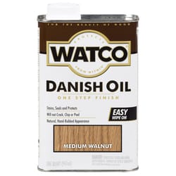 Watco Transparent Medium Walnut Oil-Based Danish Oil 1 qt