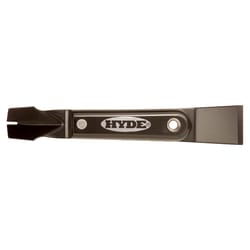 Hyde Black & Silver 1-1/4 in. W Carbon Steel Stiff 2-in-1 Glazing Tool