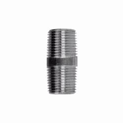 STZ Industries 3/8 in. MIP each X 3/8 in. D MIP Black Steel 1-1/2 in. L Nipple