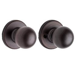 Kwikset Polo Venetian Bronze Passage Door Knob Right or Left Handed