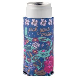 Karma Multicolored BPA Free Pick Your Poison Slim Can Sleeve