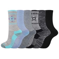 Dickies Dri-Tech Women's Aztec 6-9 Crew Socks Assorted