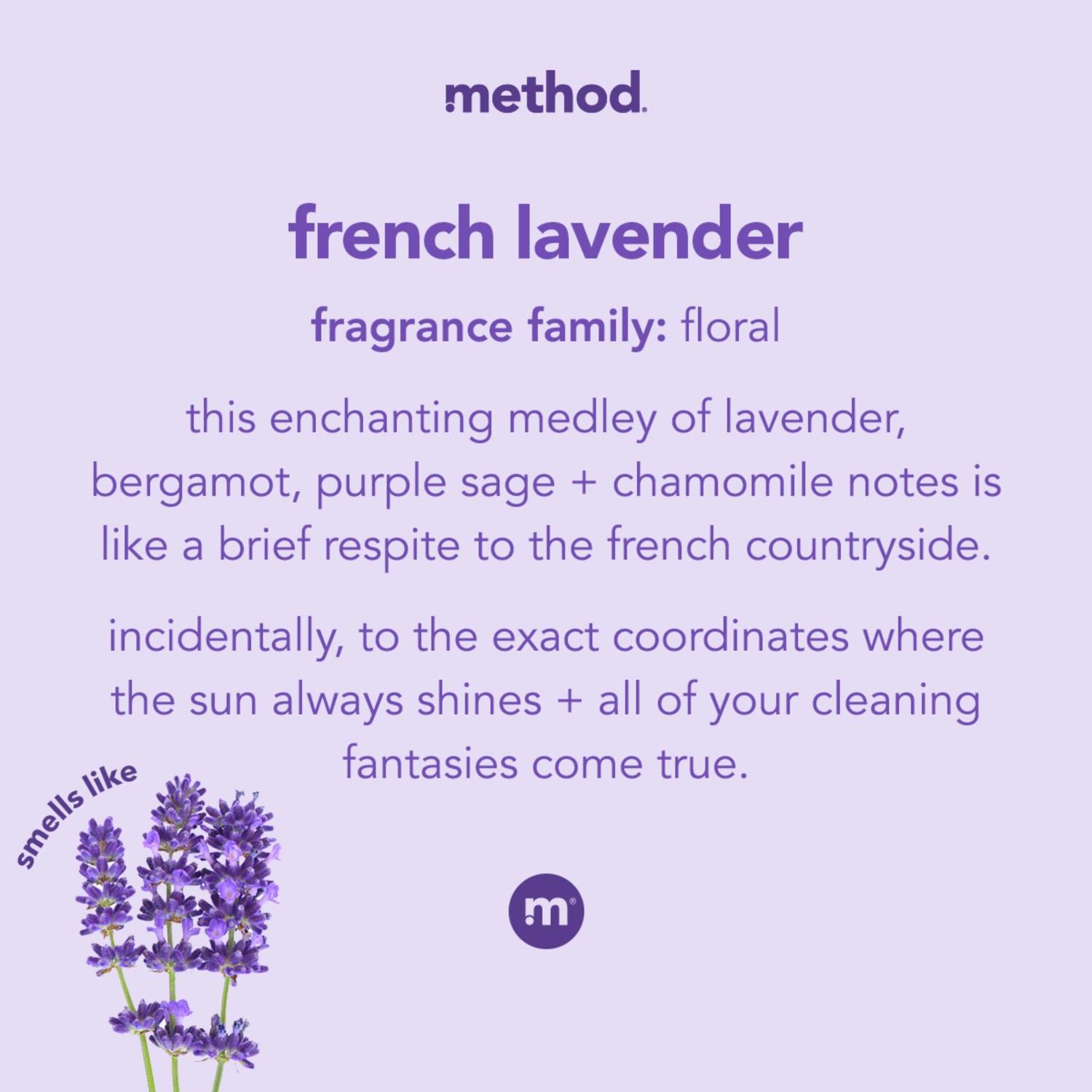 6pk Method French Lavender Scent Gel Hand Wash 12 oz