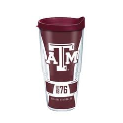 Tervis Collegiate 24 oz Multicolored BPA Free Texas A&M Aggies Spirit Tumbler with Lid