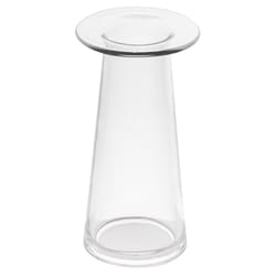 Karma 7 in. H X 3.5 in. W X 3.5 in. L Clear Glass Alana Vase