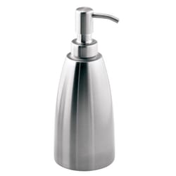 InterDesign Forma Brushed Silver Stainless Steel Soap Pump