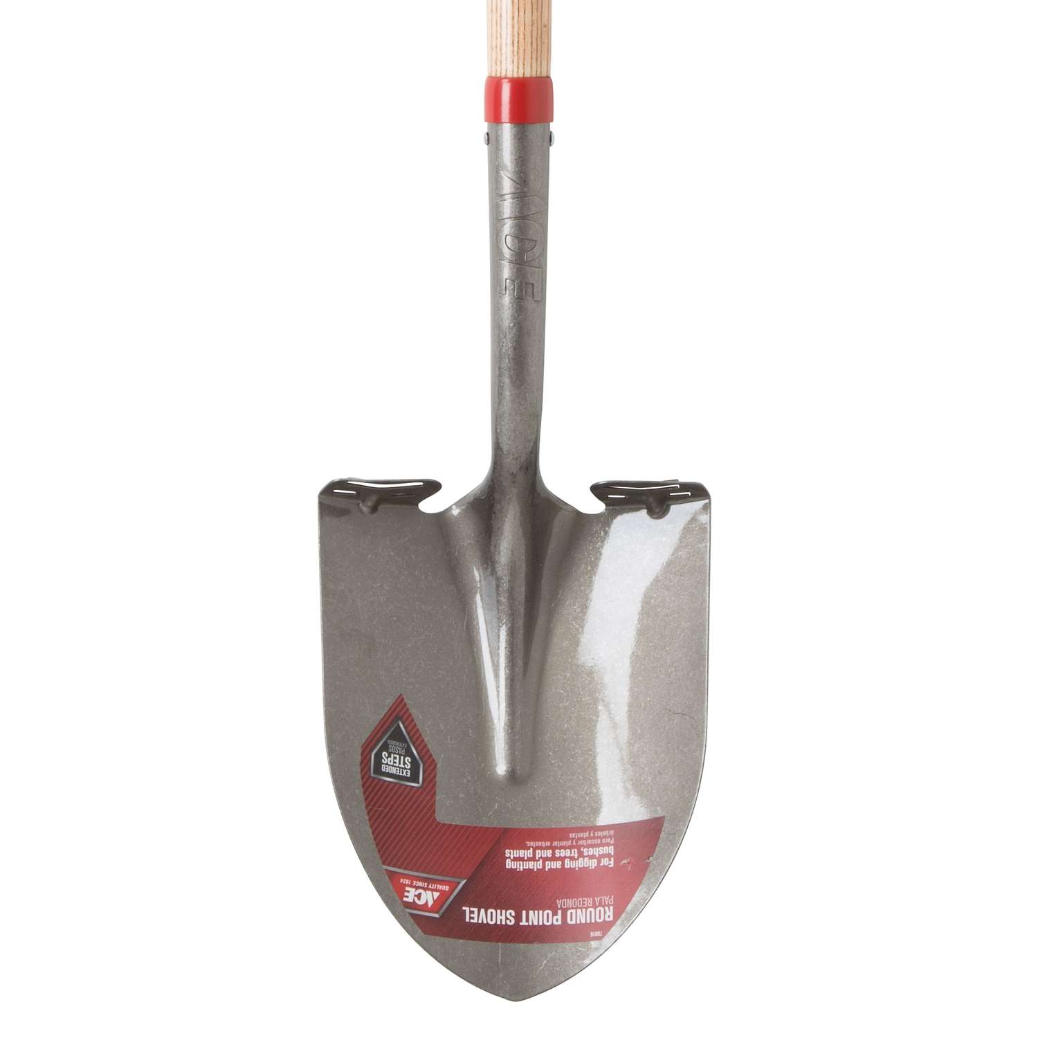 Ace 46.5 in. Plastic Scoop General Purpose Shovel Wood Handle - Ace Hardware