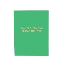 Chive Blank Greeting Card Plant Polyamory! Spread the Love.