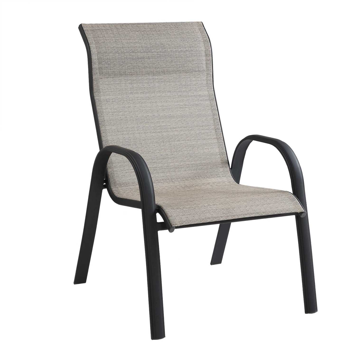 Living Accents 1 Black Steel Kensington Stackable Chair