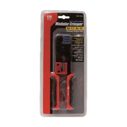 Gardner Bender 2.25 in. Telephone Crimp Modular Plug Tool Black/Red 1 pk