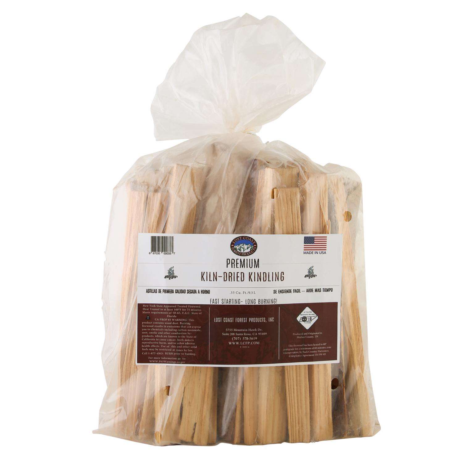 Lost Coast Premium Wood Seasoned Kindling 0.33 cu ft Ace Hardware