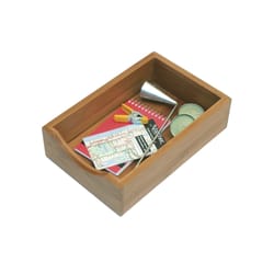 Lipper International 2 in. H X 9.125 in. W X 6 in. D Bamboo Drawer Organizer