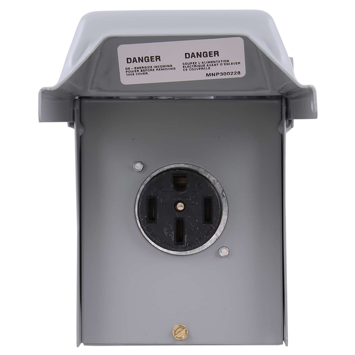GE 50 amps 240 volt Single Silver RV Power Outlet 1 pk Ace Hardware