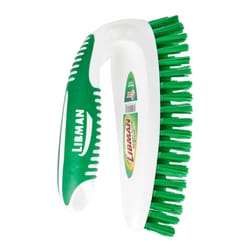 Libman 2.5 in. W Hard Bristle 7 in. Sanoprene Handle Scrub Brush