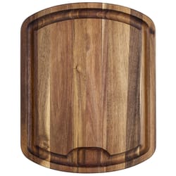 Totally Bamboo 20 in. L X 16 in. W X 1 in. Acacia Wood Carving Board