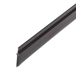 M-D Building Products Bronze Aluminum/Vinyl Sweep For Doors 48 in. L X 2.13 in.