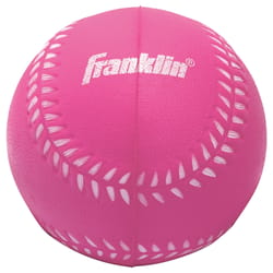 Franklin Air Tech Pink/White PVC Baseball Glove 1 pk
