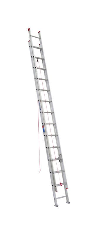 Werner 28 ft. H Aluminum Extension Ladder Type III 200 lb. capacity Uae Electronic uaeelectronic.com