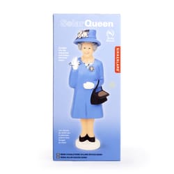 Kikkerland Solar Queen Derby Edition Polyresin/Solar Panel 1 pk