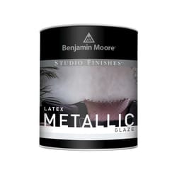 Benjamin Moore Studio Finishes Semi-Gloss Silver Metallic Glaze 1 qt