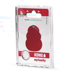 MyFamily Kong Red   Aluminum Pet Tags Medium