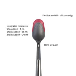 Kitchen Innovations Black/Red Nylon/Silicone Spoon