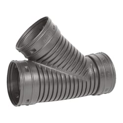 Advanced Drainage Systems Schedule 40 6 in. Snap X 6 in. D Snap Polyethylene 16 in. Wye 1 pk