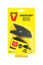 Victor Quick-Set Small Snap Trap For Mice 2 pk
