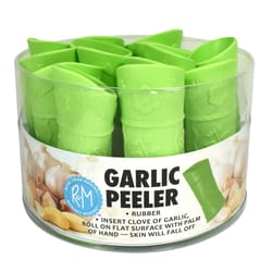 R&M International Corp Green Rubber Garlic Peeler